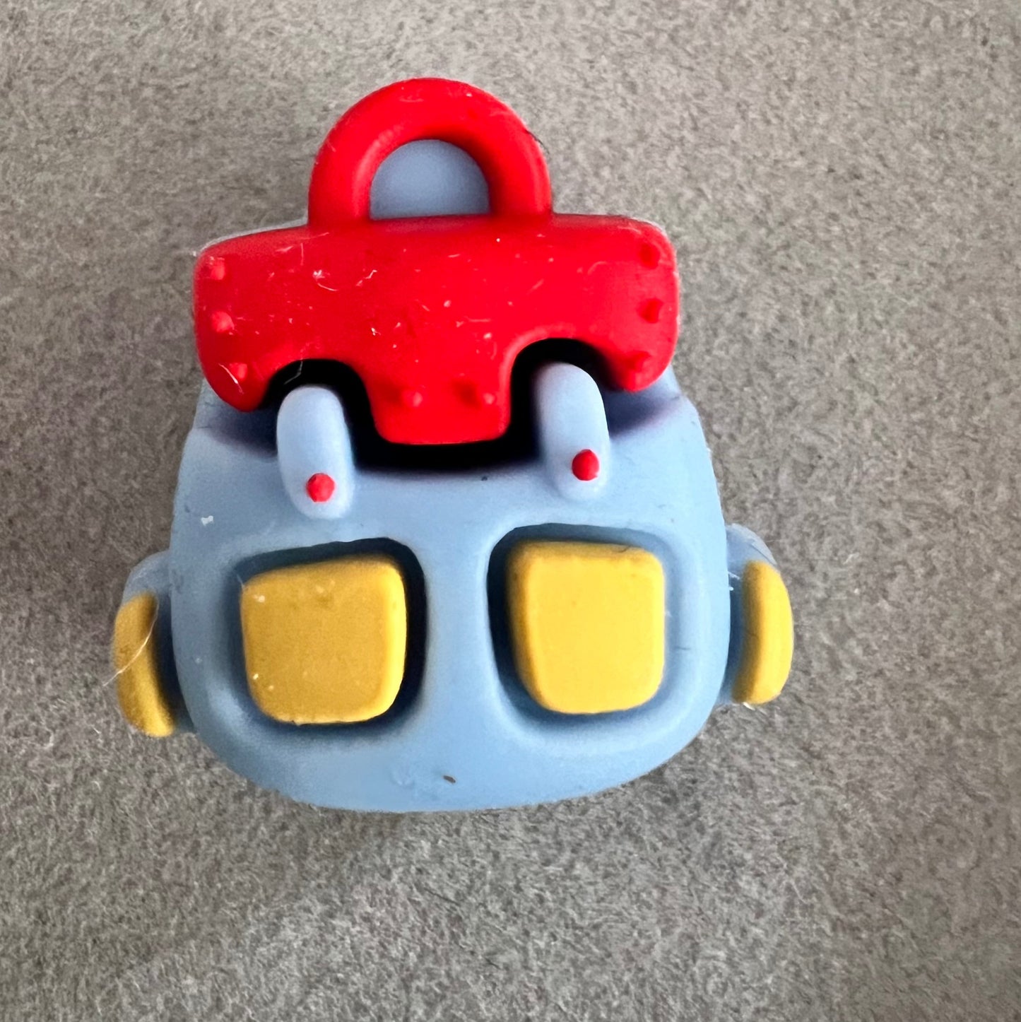 [BO345] 30mm Silicone Backpack bead 1pcs