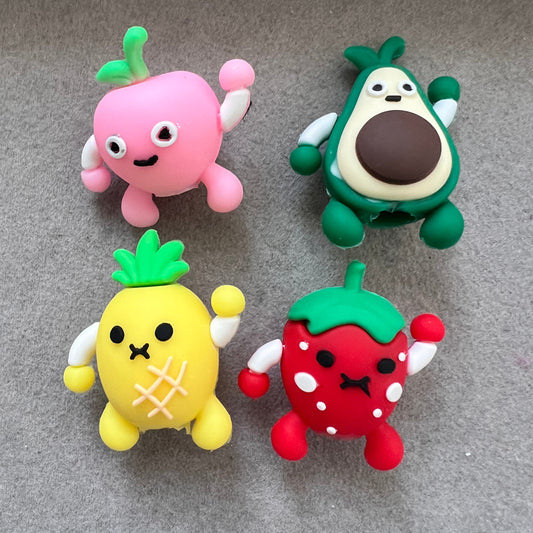 [SU5308] summer Fruit Pen Topper Silicone 1pcs (not a bead)