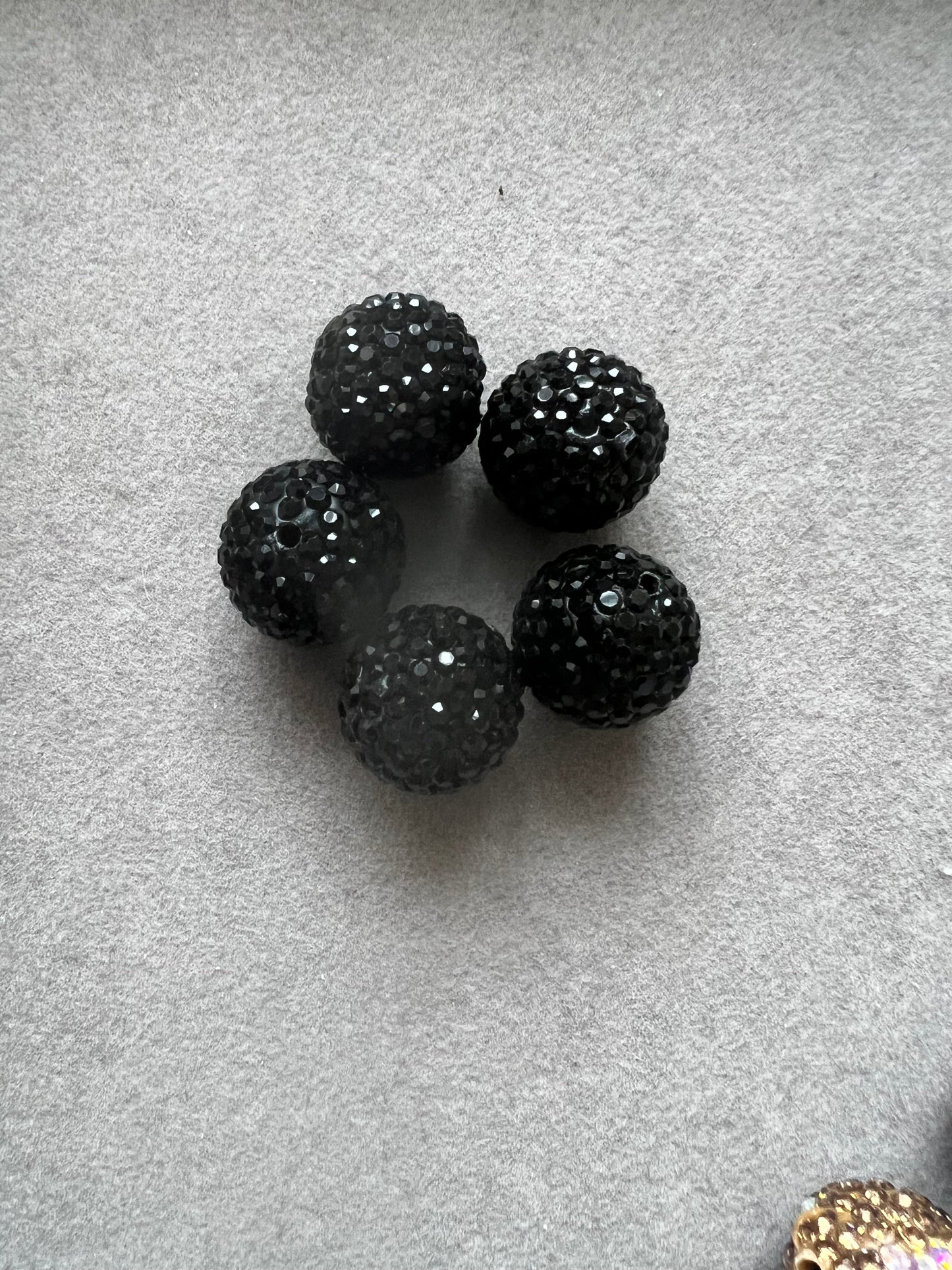 [RSB743] 16mm Rhinestone Beads in multi colour (10 pieces)