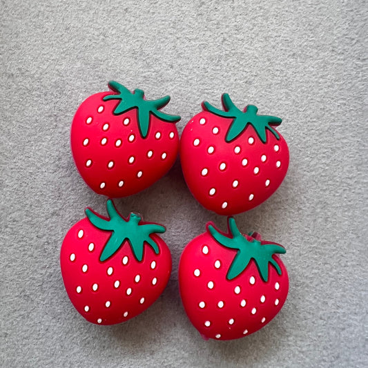 [STRw429] Silicone Strawberry bead (1pcs)