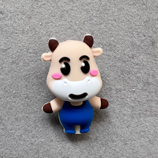 [22MM400] Bluecow Silicone bead 1pcs