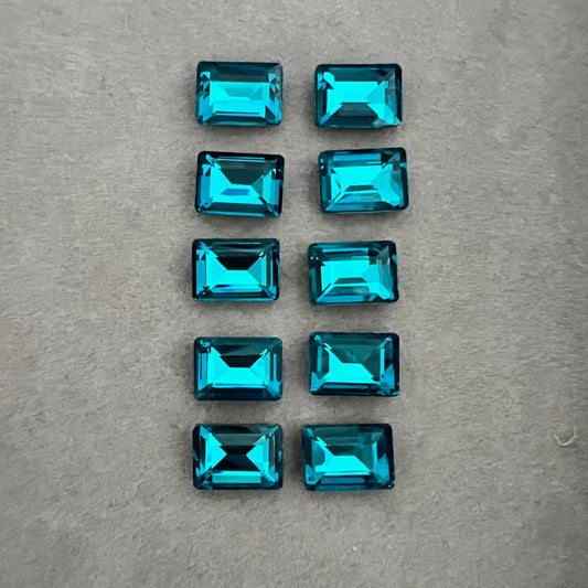 [RG237] Turquoise Blue K9 glass (10pieces)