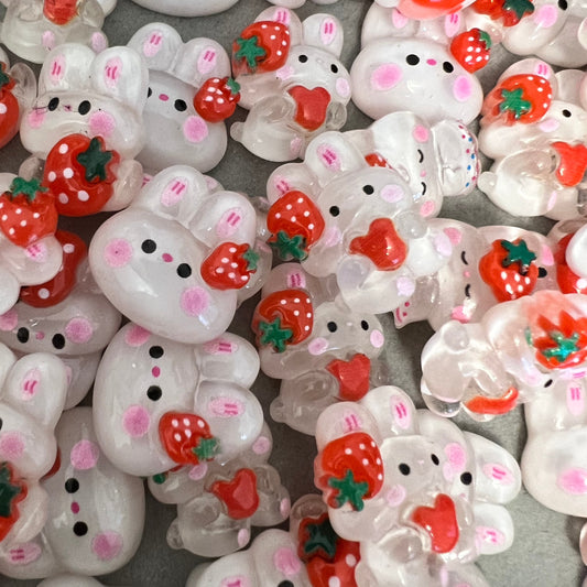 [BS1564] Strawberry Bunnies (50ml jar)